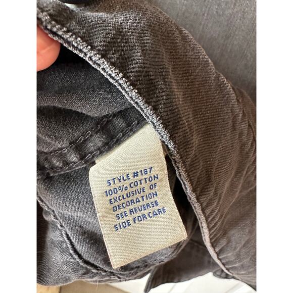 Cabi Cropped Black Denim Distressed Jewel Embellished Jacket Size M Whimsygoth - Picture 7 of 7